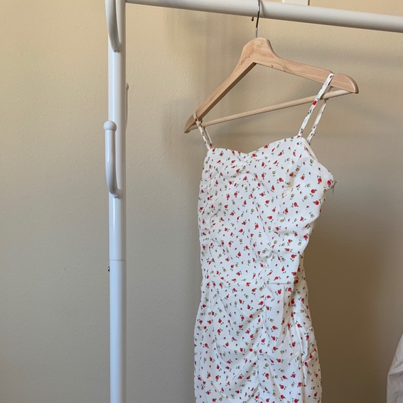 Cute Floral Strap A-line Dress🤍 - Picture 3 of 3